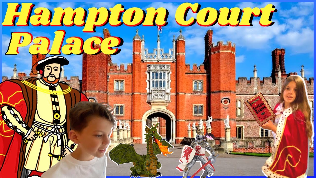 Hampton Court Palace with Kids.United Kingdom/London  Part 1