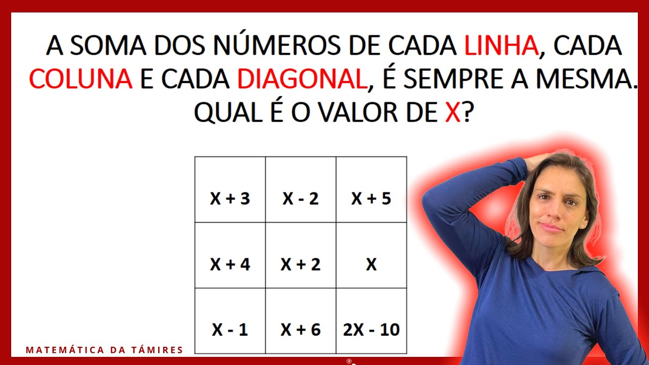 💥DESAFIO VOCÊ | QUADRADO MÁGICO | @matematicadatamires
