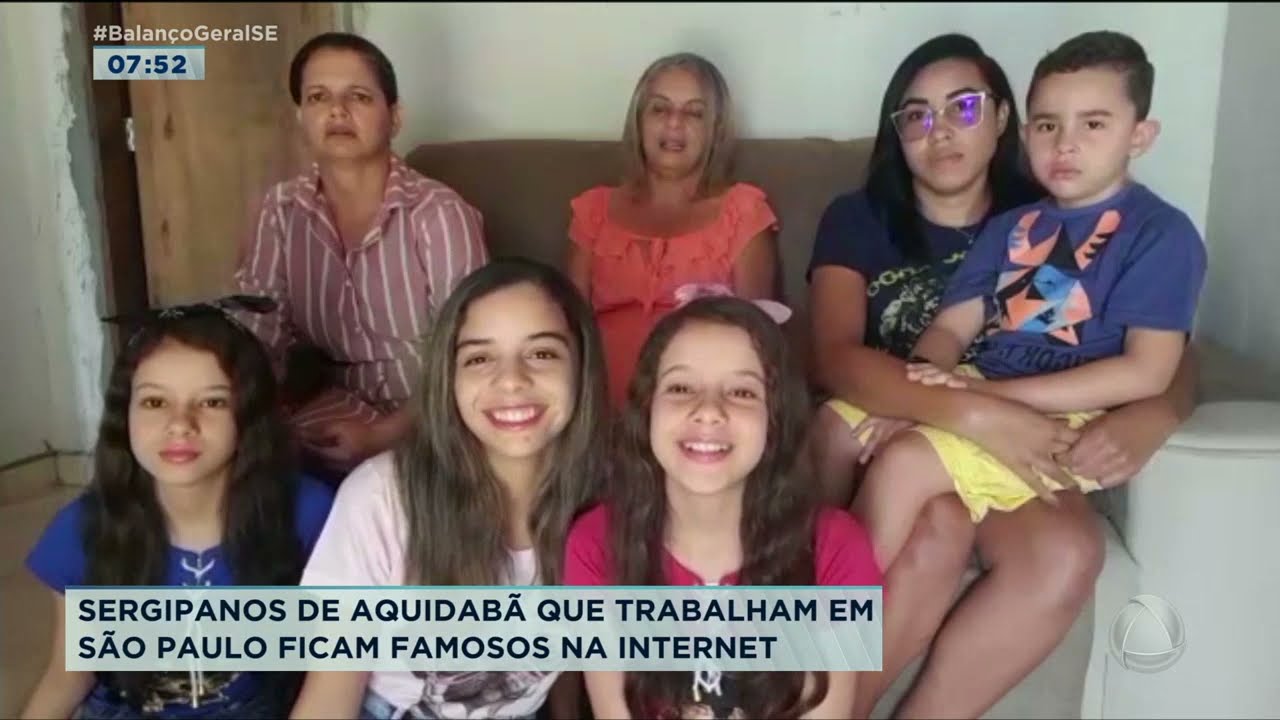 Sergipanos de Aquidabã que trabalham em São Paulo ficam famosos na internet - Balanço Geral Manhã