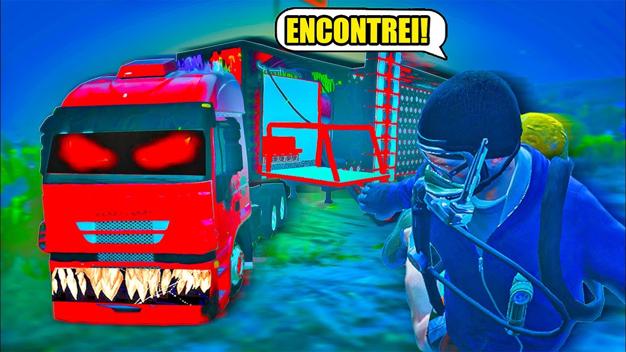 ACHEI O CAMINHÃO TREME TREME NO FUNDO DO MAR NO GTA 5