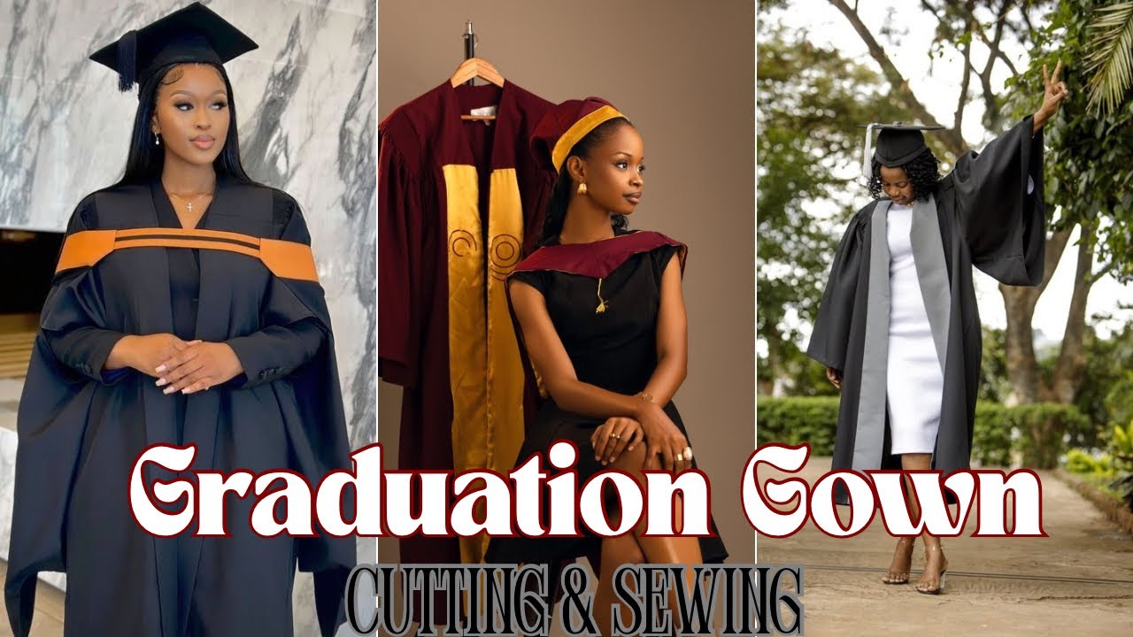 🎓✨ Learn How to Cut and Sew a Graduation Gown Like a Pro
