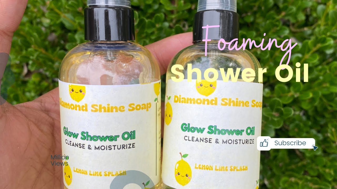 DIY FOAMING SHOWER OIL