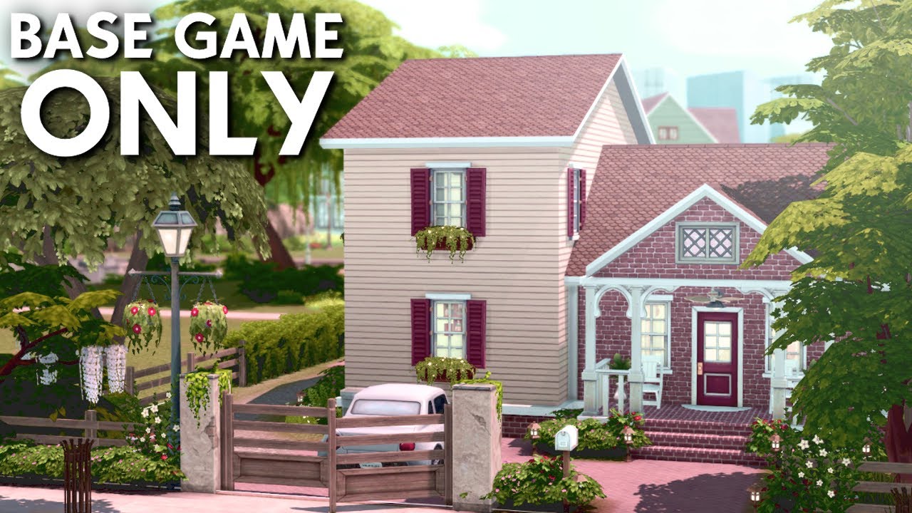 Realistic Family Home - Base Game Only // The Sims 4 Speed Build - Base Game Save File