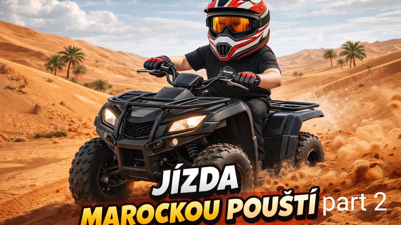 Jízda pouští na čtyřkolce part 2