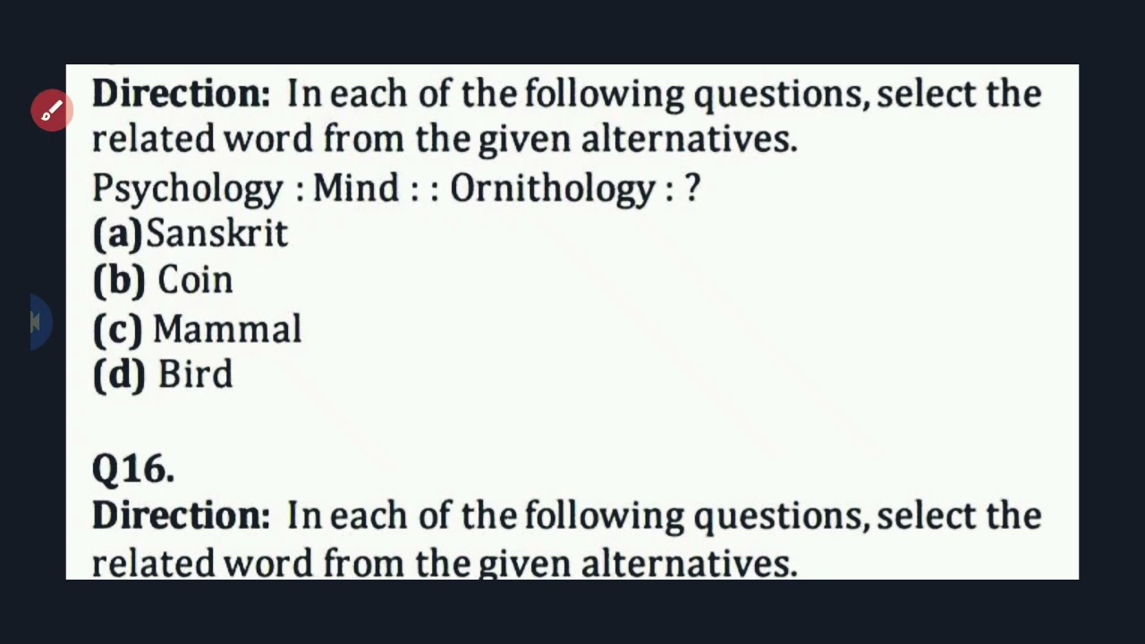 ANALOGY REASONING || Practice Questions | JKSSB | SSC EXAMS