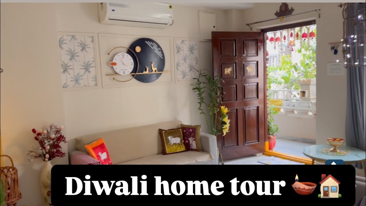Festive home tour| interior cost | reason behind taking a old property,1560 sq. 3bhk flat cost price