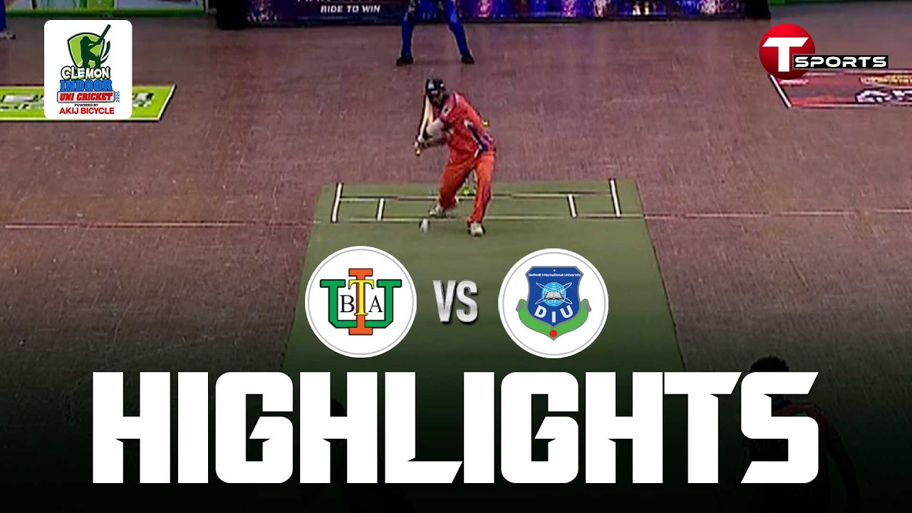 Highlights | Daffodil INT. University vs IUBAT | Match 06 | Clemon Indoor University Cricket