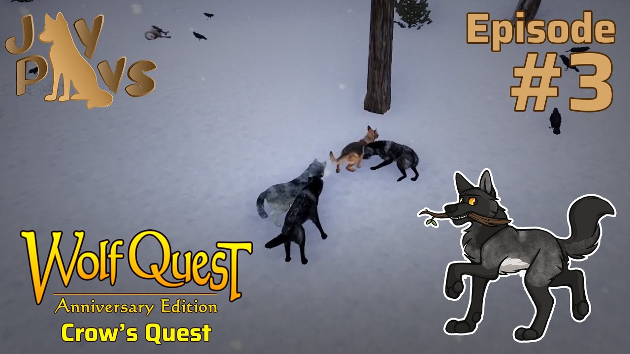 Facing Off With the Lucky Pack! [Lost River DLC] | WolfQuest Wayfinders: Crow's Quest #3