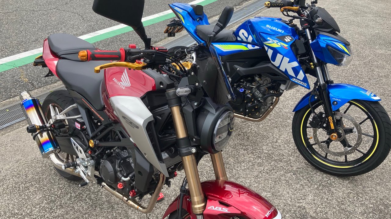 CB125RとGSX-S125比較。どっちがいい？　TEST