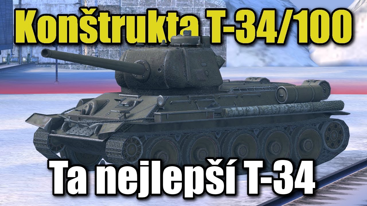 Konštrukta T-34/100 je nejlepší T-34 ve hře!