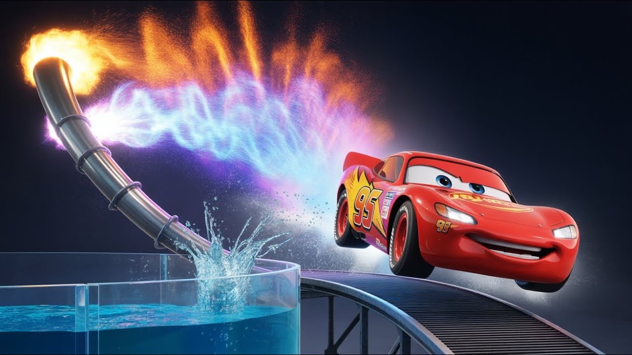 What if jump cars into water?Let’s experiment!