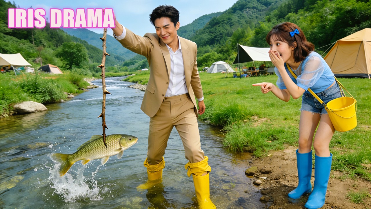 CEO Never Smiles, Until He Meets A Girl Teaches Him Fish, He Bursts Into Laughter!