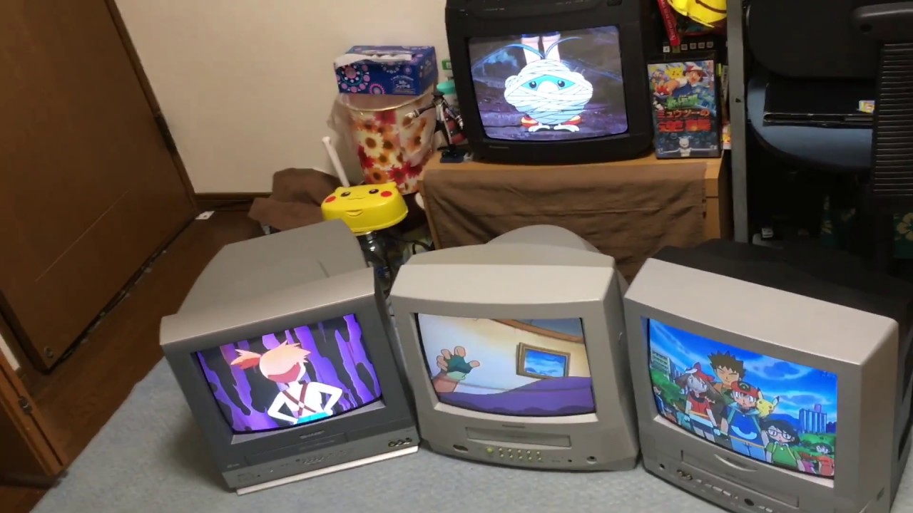 Myコレクションの「テレビデオ」で、ポケモンのビデオを再生した動画です。「家電シリーズ」