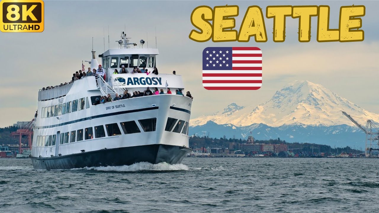 【8K】Seattle: Argosy Cruise - Harbor Cruise