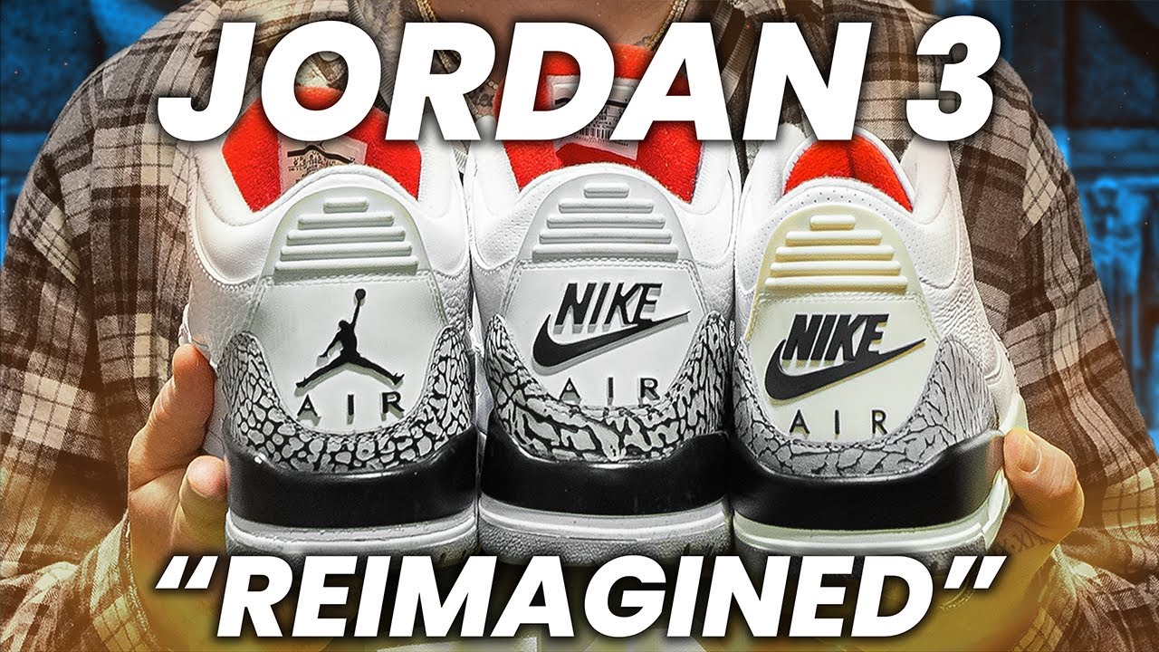 Jordan 3 White Cement “Reimagined” COMPARISON to Previous Releases