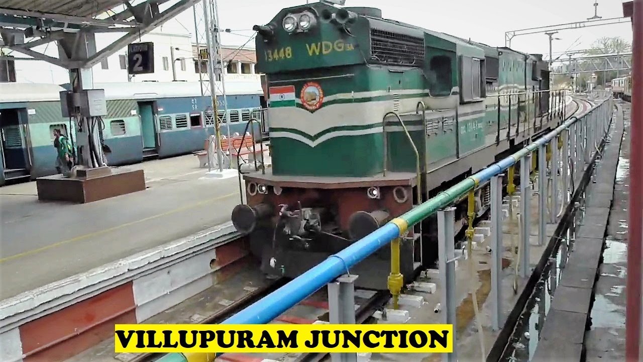 Arrive & Depart Villupuram Junction & Speed Kandambakkam | Bikaner Madurai Anuvrat AC