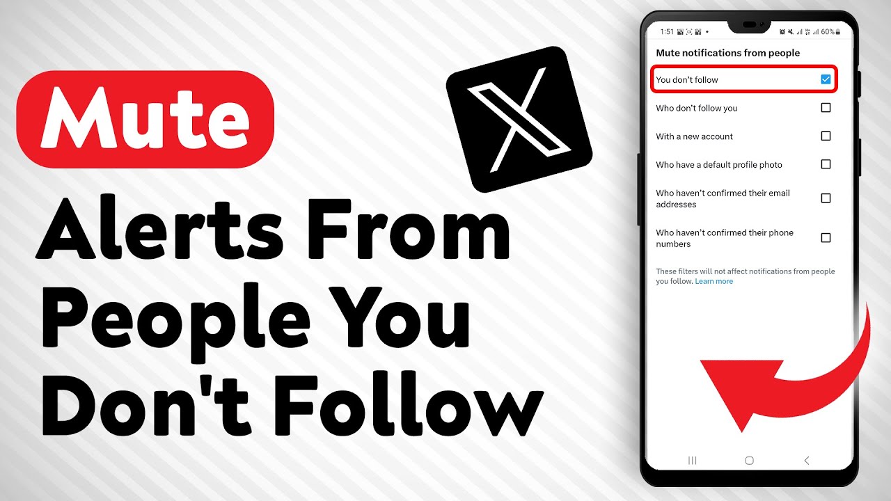 How To Mute Notifications From People You Don't Follow On X Twitter Updated
