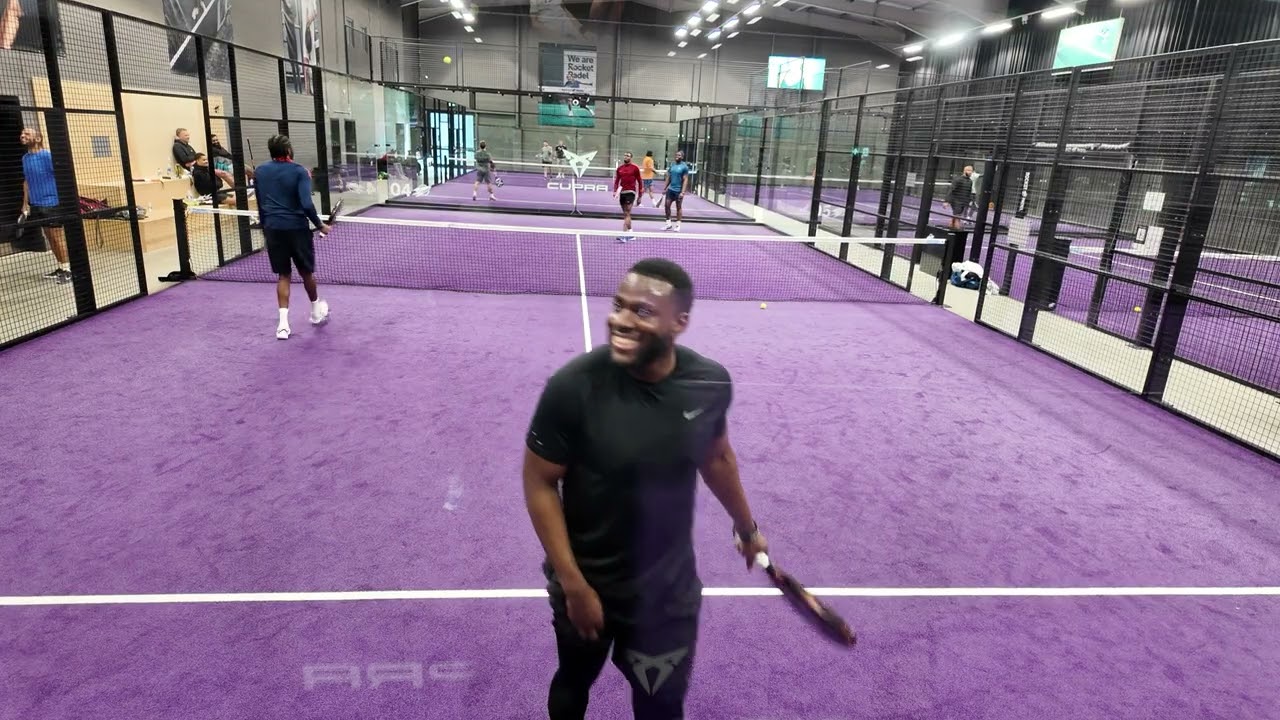 Biz & Paps Vs Jeff & Cass 6-3 5-7 7-6 | Rocket Padel Beckton