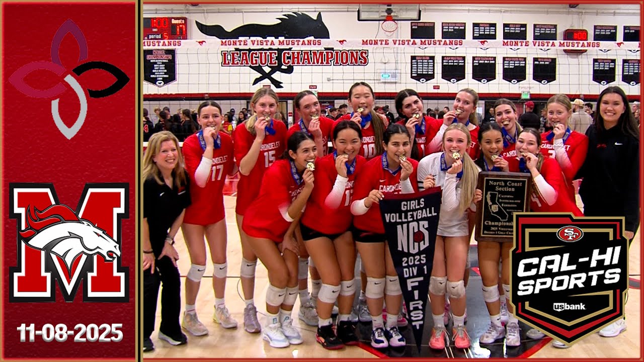 (3) Carondelet at (1) Monte Vista NCS D-1 Girls Volleyball | EXTENDED HIGHLIGHTS (11/8/25)