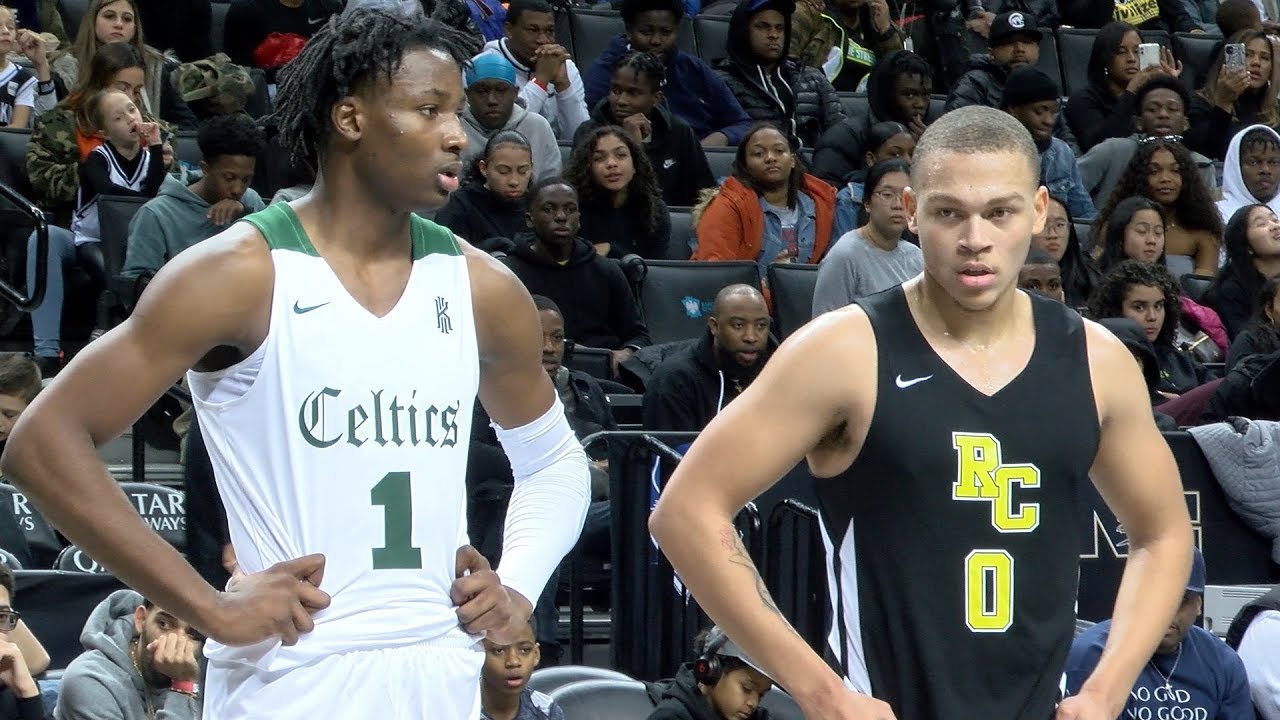 The Patrick School 72 Roselle Catholic 64 | Kyrie Invitational | Jonathan Kuminga's TPS Debut