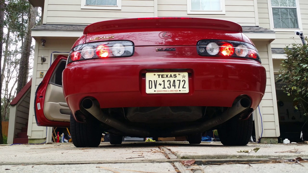 Sc400 exhaust with just 3rd cat then 3
