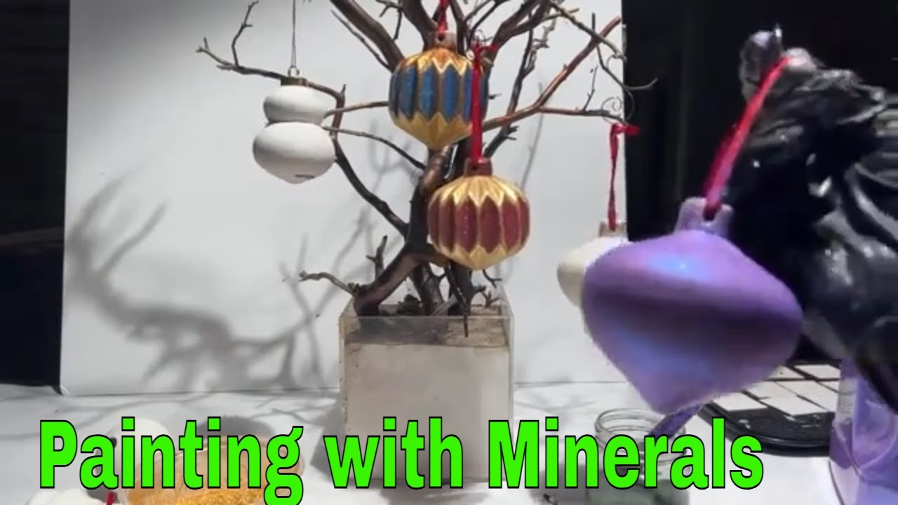 NEW Technique | Decorate DRY Painting w\ Minerals| ColorPlay w/ Leslie Ohnstad-ColourArte Creations