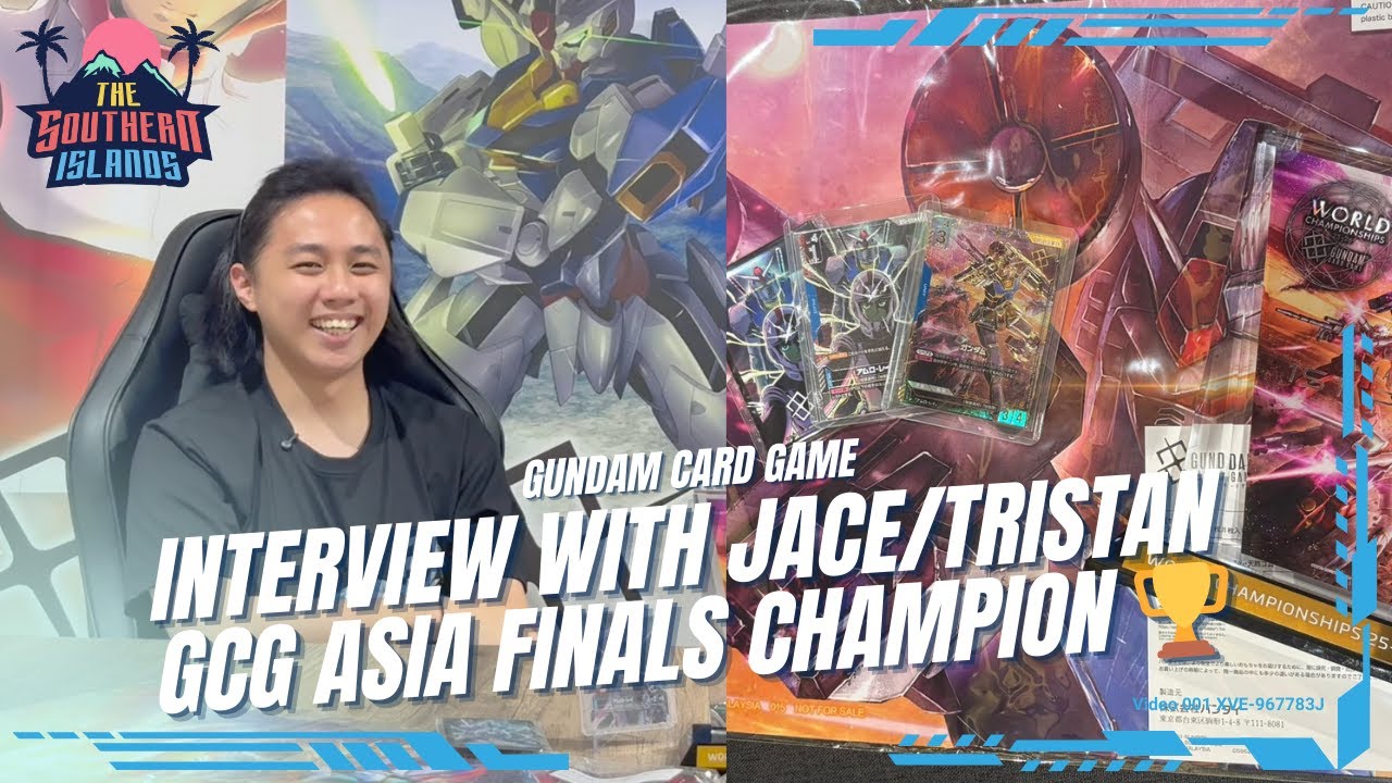 Карточная игра Gundam | Интервью с чемпионом азиатского финала карточной игры Gundam Джейсом/Трис...