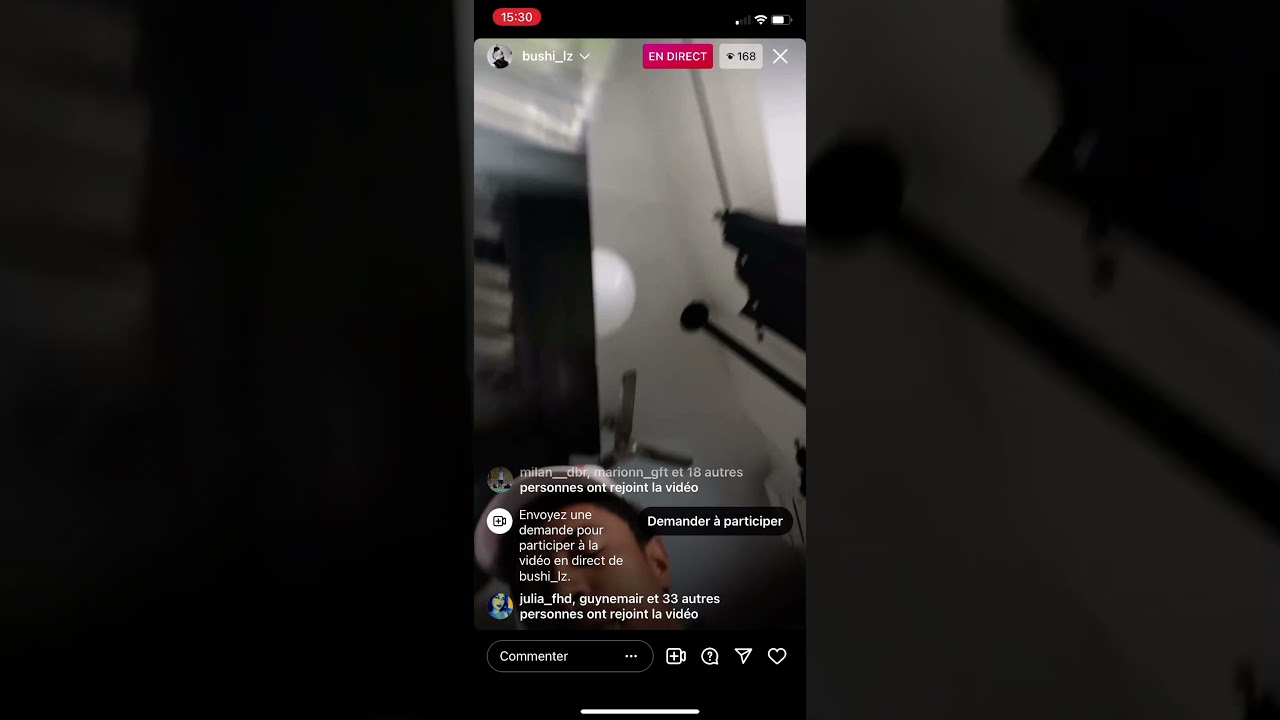 EXCLU BUSHI LIVE INSTA 18/09/21