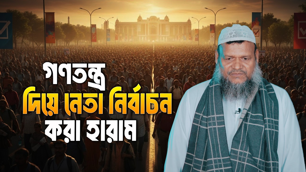 গণতন্ত্র দিয়ে নেতা নির্বাচন করা হারাম | Sheikh Abdur Razzak Bin Yousuf