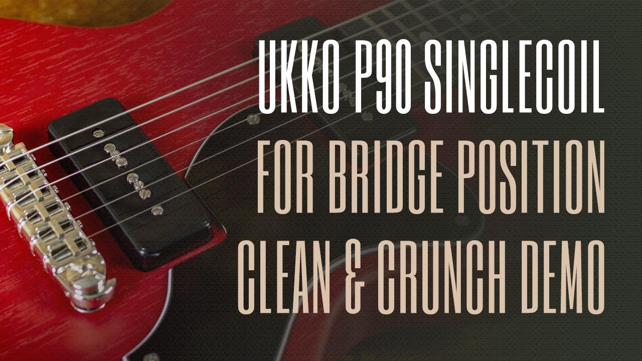 Listen to the Ruokangas Ukko soapbar P90 singlecoil pickup - Demo by Antti Paranko