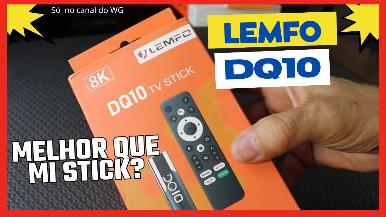 Lemfo DQ10 - Fire stick tv baratinho - Será melhor que Mi Stick