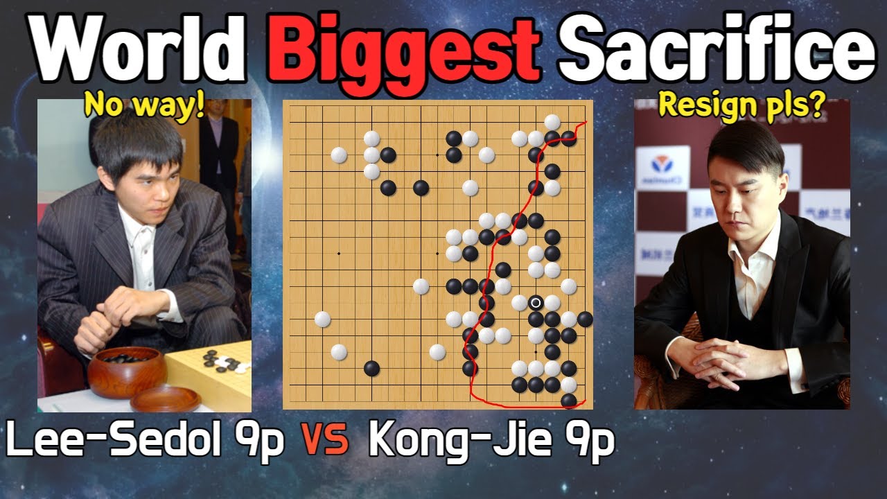 World's biggest sacrifice and after that.. Lee-Sedol vs Kong-Jie