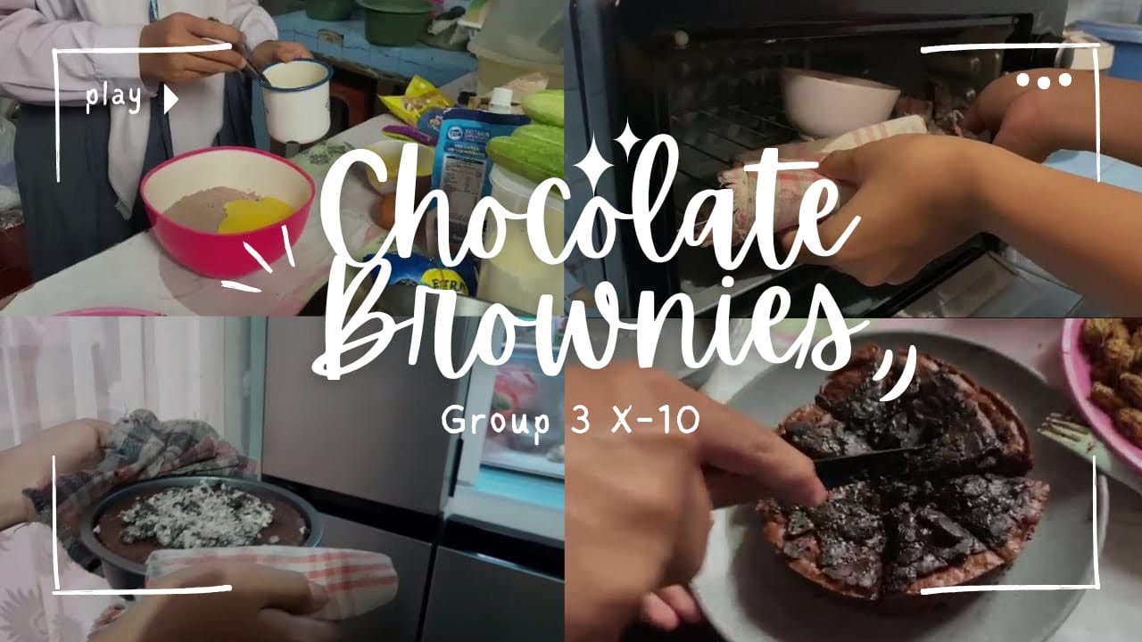 Text Procedure X-10 Group 3: Chocolate Brownies 