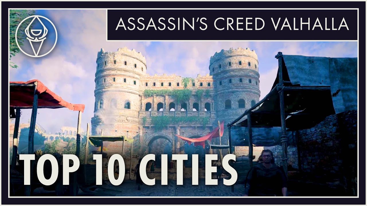 Top 10 Cities in Assassin's Creed: Valhalla | PS5 No-HUD Gameplay