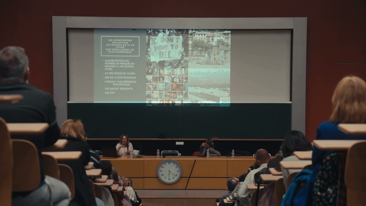 Conférence du 25 janvier 2024 psycho trauma chez l'enfant : une problématique contemporaine