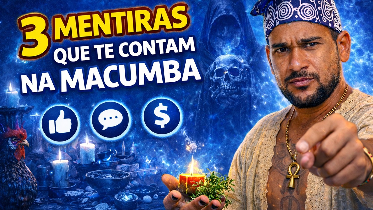 3 MENTIRAS QUE TE CONTAM NA MACUMBA - Umbanda e Kimbanda sem Segredos