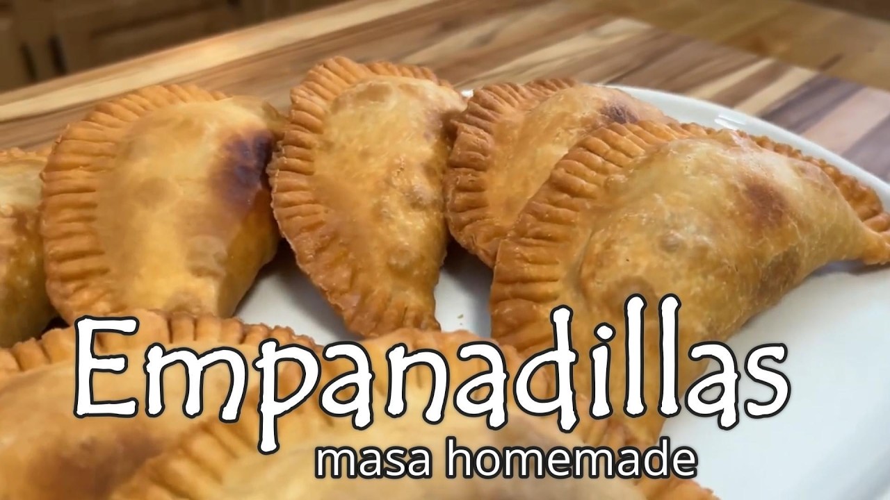 Masa para EMPANADILLAS desde cero sin complicaciones resultado espactacular