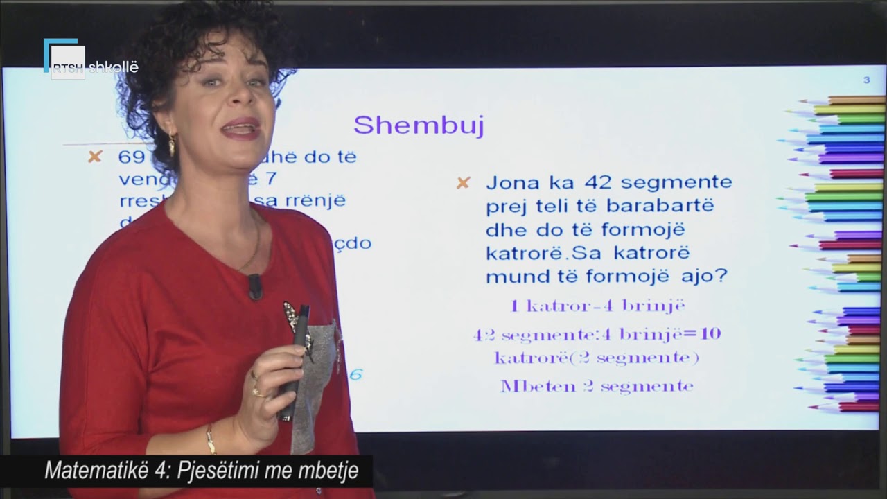 Matematikë 4 - Pjesëtimi me mbetje