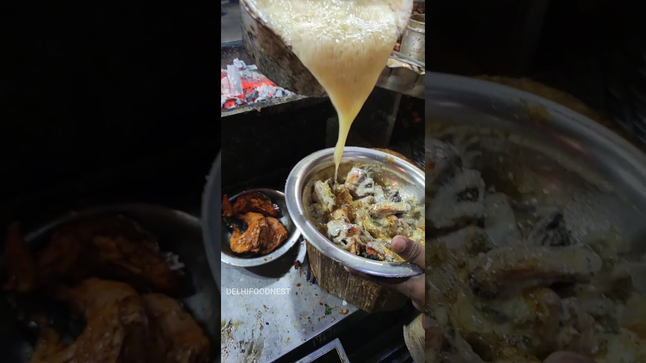 Best butter chicken of Delhi | Aslam chicken, Jama masjid | Delhi 6 Best food | #shorts