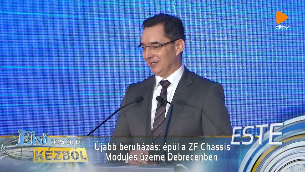 Újabb beruházás: épül a ZF Chassis Modules üzeme Debrecenben