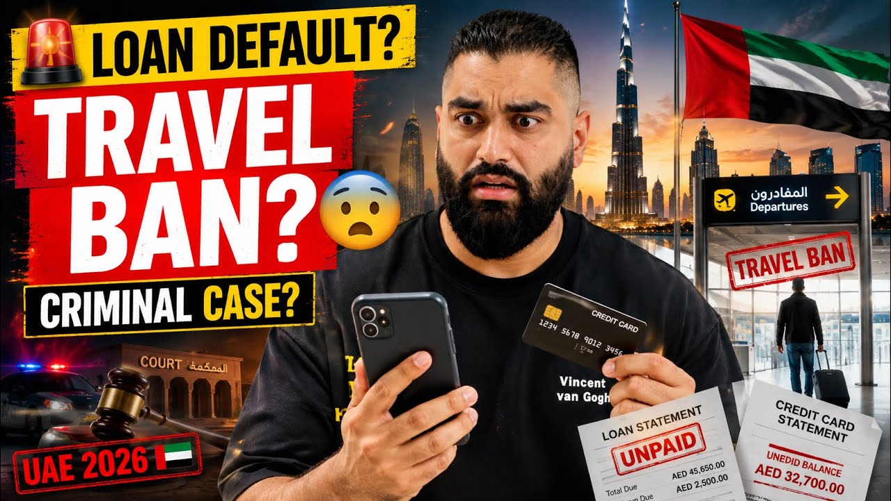🇦🇪 UAE Credit Card /Loan Defaulter🚨Travel Ban? Criminal Case? Unpaid Loan &Credit Facility Explained