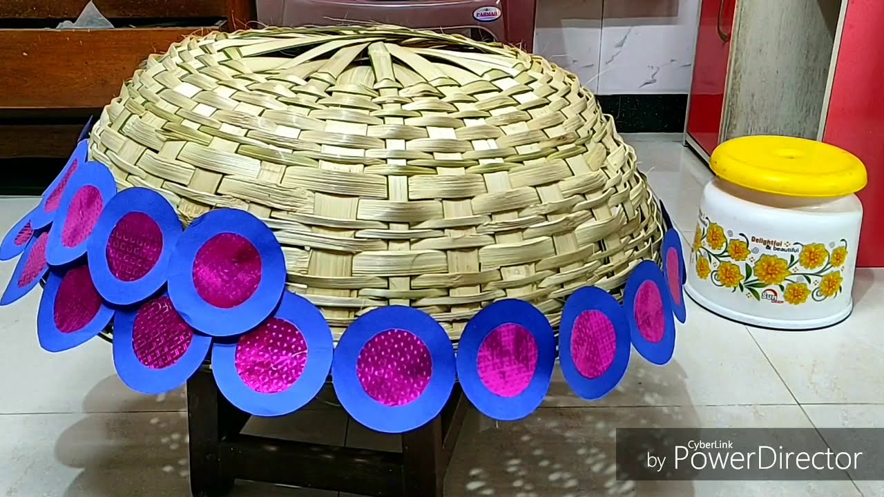 GANPATI DECORATION IDEA 2022 | ECO-FRIENDLY DECORATION| ganpati makhar 2022