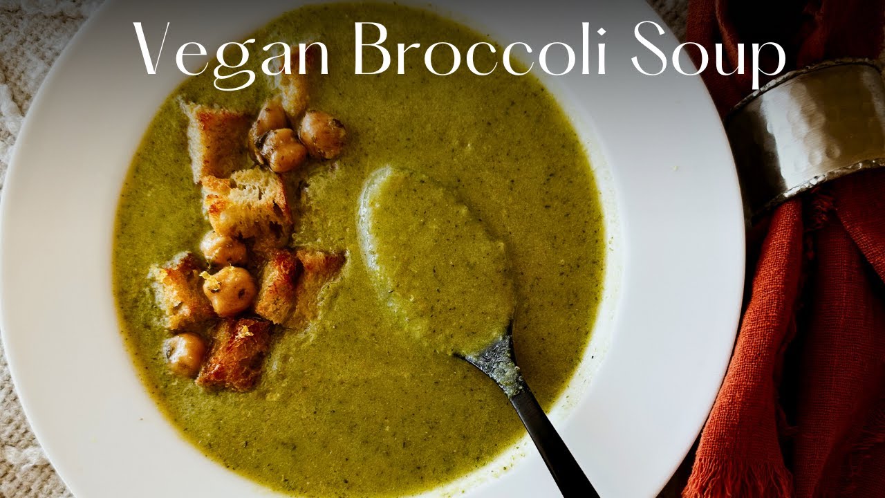 Simple & Light Broccoli Soup (Vegan)