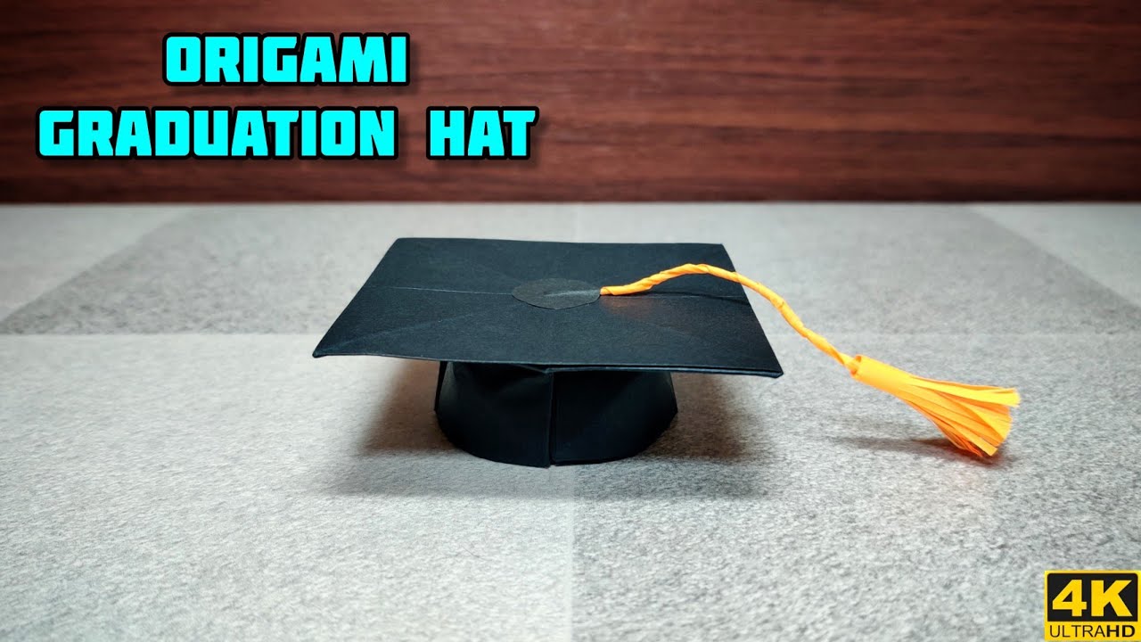Origami Graduation Hat | Origami tutorial | Paper craft | Magic Folds
