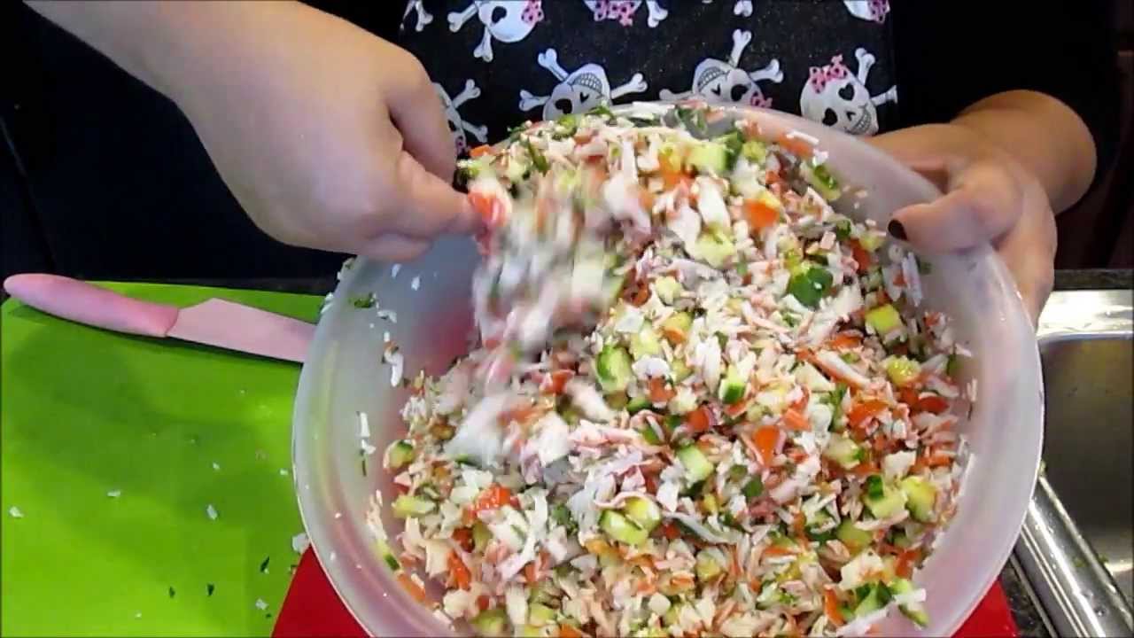 Ceviche Crab Salad)