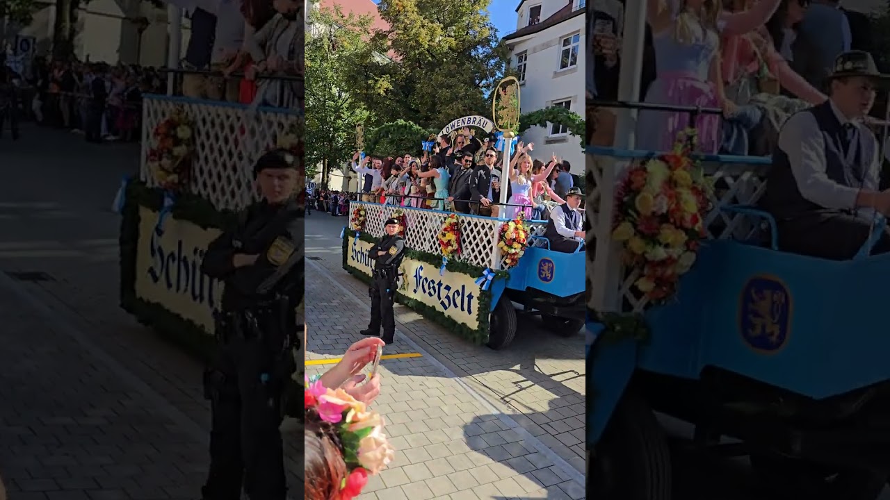 apertura oktoberfest 2024 sfilata dei carri