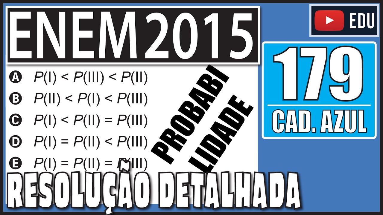 [ENEM 2015] 179 📘 PROBABILIDADE Uma competição esportiva envolveu 20 equipes com 10 atletas cada