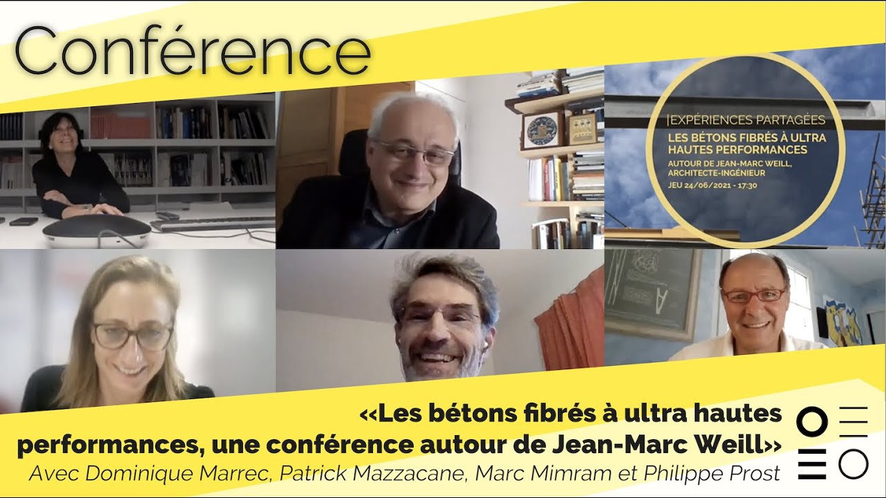 Les bétons fibrés à ultra hautes performances, une conférence autour de Jean-Marc Weill