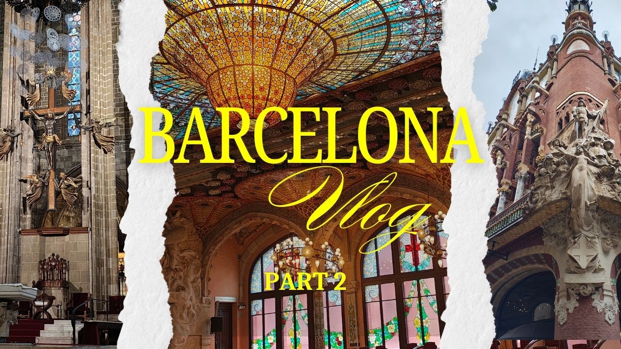 バルセロナ旅パート２BAR★５泊７日で巡る世界遺産！エウラリア大聖堂,カタルーニャ音楽堂,カサ・ミラへLet's go!!!