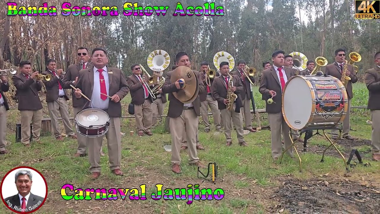 BANDA SONORA SHOW ACOLLA-JAUJA. Presentación fiesta de Carnaval Jaujino en Pancán (VIDEO 4K).